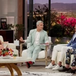 Brittany Cartwright, Andy Cohen and Jax Taylor at 'The Valley' season two reunion.