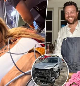 Kelly Bensimon 'fortunate to be alive' after Uber automotive crash 3 Kelly Bensimon 'lucky to be alive' after Uber car crash