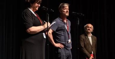 Barry Ward (center) at Karlovy Vary 2026