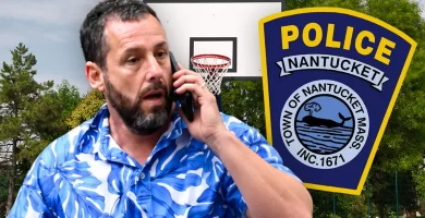 Listen to Adam Sandler ask Nantucket police where he can play basketball