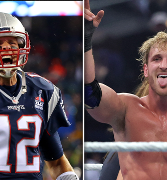 Tom Brady hits Logan Paul on stage at Fanatics Fest 2026, video exhibits 2 Tom Brady hits Logan Paul on stage at Fanatics Fest 2026, video shows