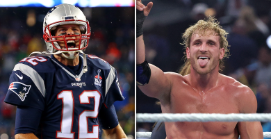 Tom Brady hits Logan Paul on stage at Fanatics Fest 2026, video shows