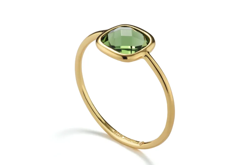 Nordstrom's Anniversary Sale has celebrity-worn jewellery discounted as much as 35% off 7 Gold ring with a square cut green gem.