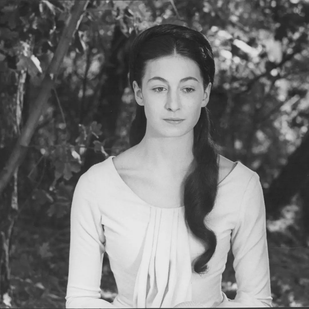 Actress Anjelica Huston in a scene from the film 