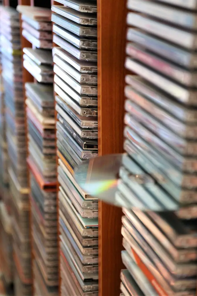 CDs were best displayed