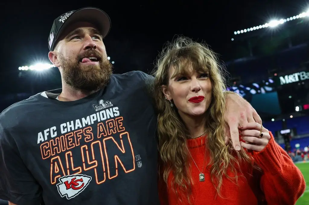 Taylor Swift's 'ironclad' prenup might embody a shocking clause 5 Taylor Swift Travis Kelce wraps their arms around each other