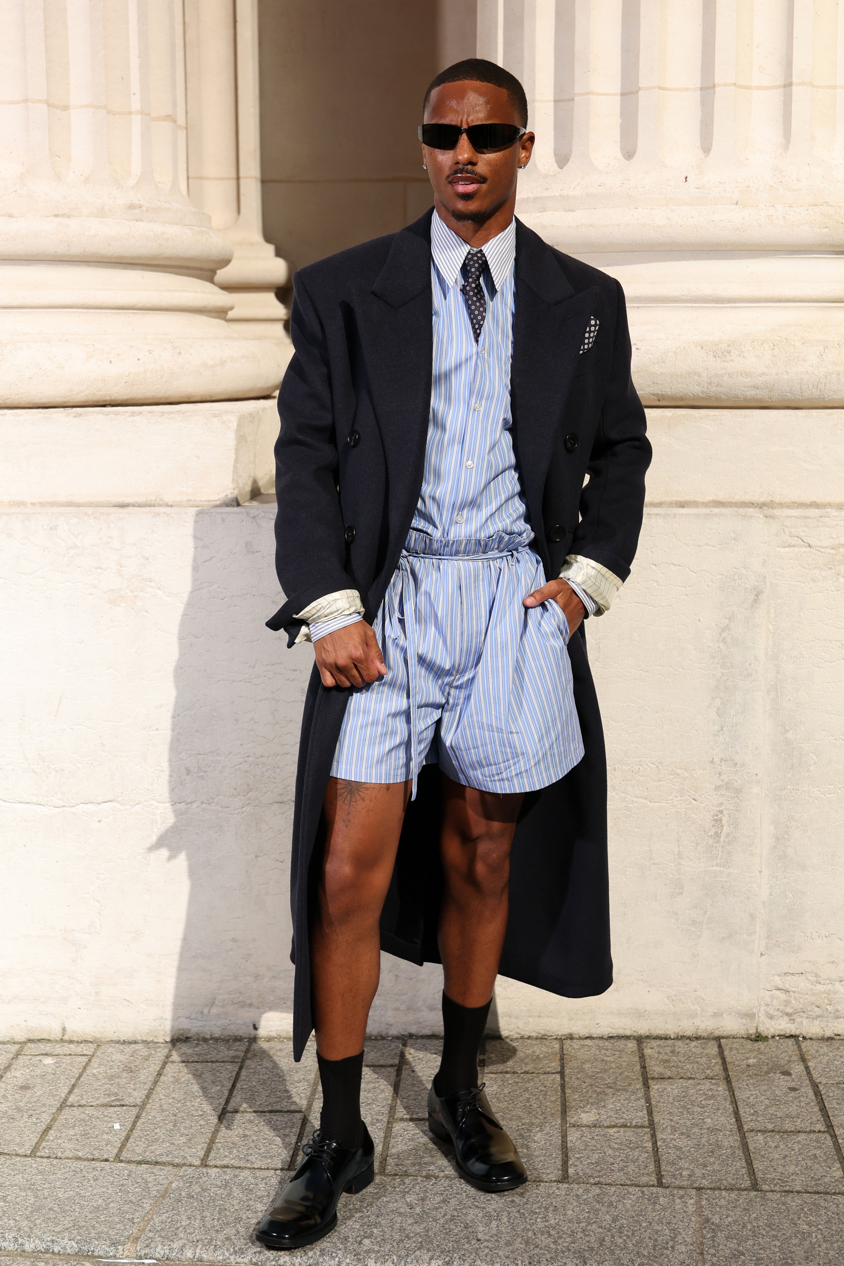 All of the Fashionable Black Males We Noticed Entrance Row at Paris Vogue Week 4 GettyImages 2282958547