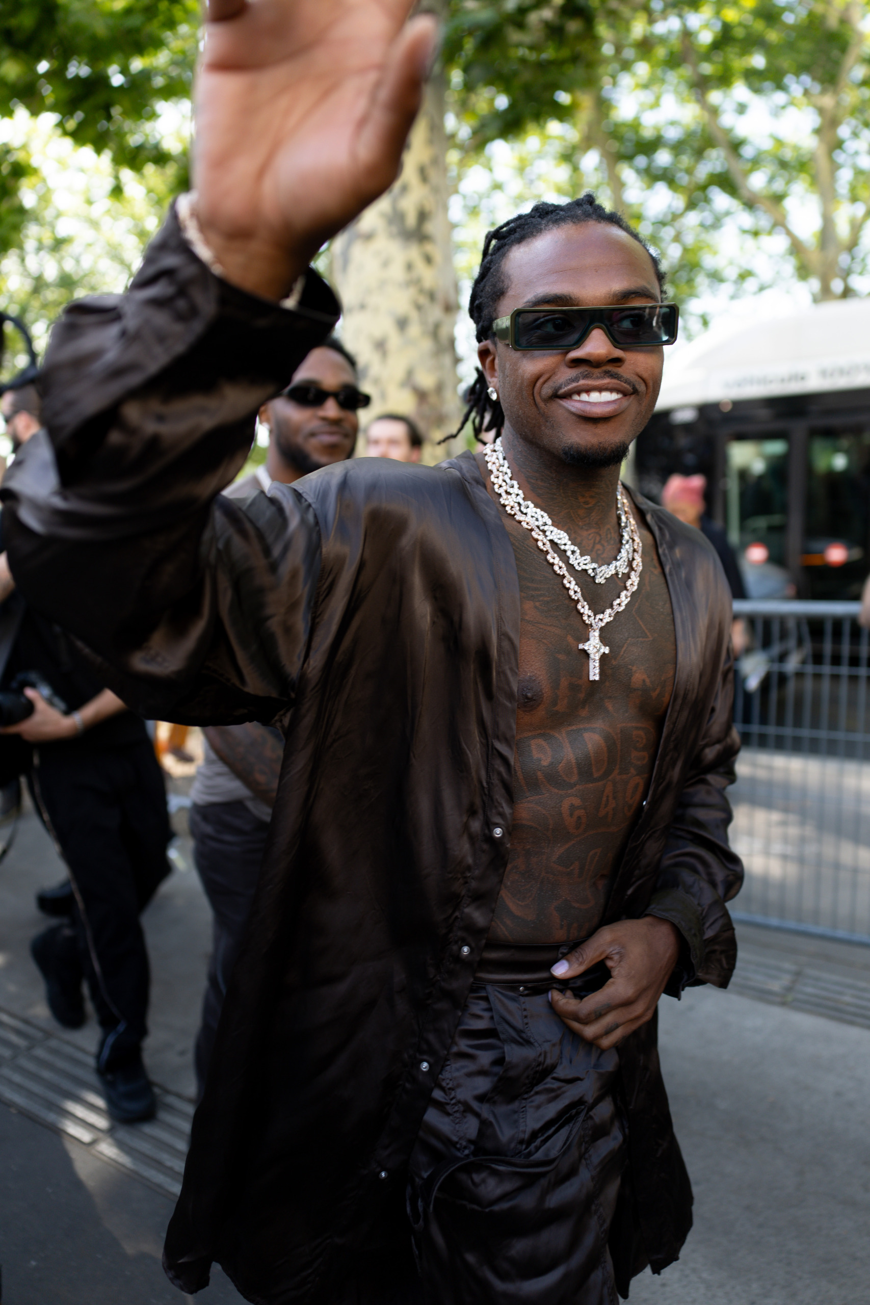 All of the Fashionable Black Males We Noticed Entrance Row at Paris Vogue Week 7 GettyImages 2283305401