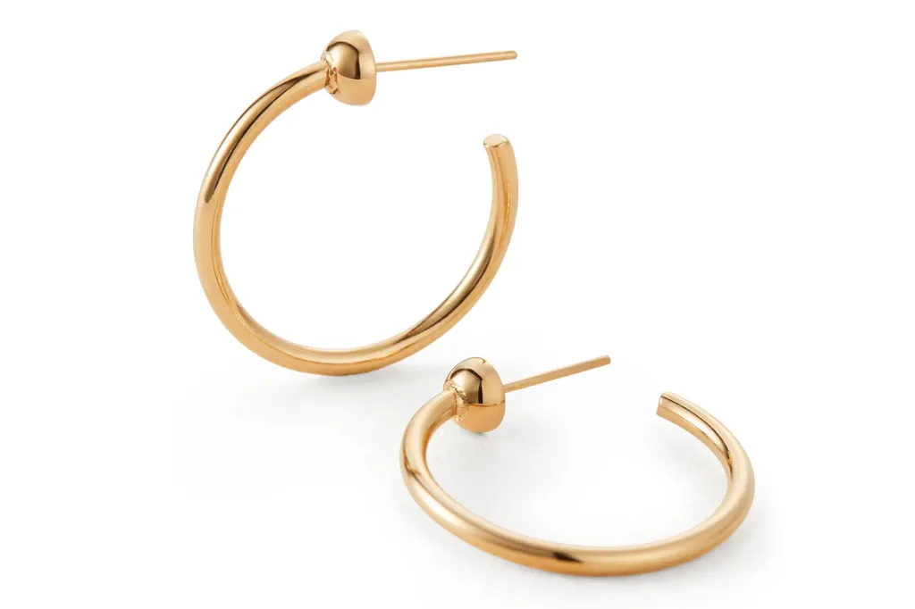 Nordstrom's Anniversary Sale has celebrity-worn jewellery discounted as much as 35% off 4 Pair of gold hoop earrings with post-back closures.