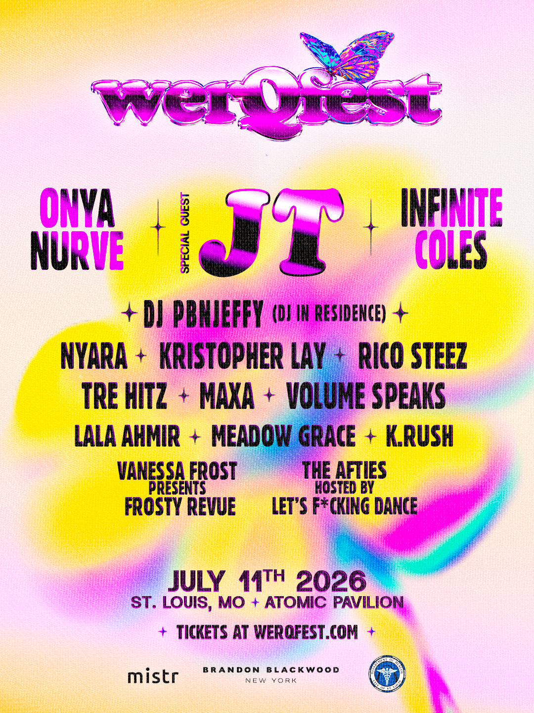 WerQFest is again for the seventh yr, and JT, Onya Nurve and Infinite Coles headline 1 Werfest 26 Festival