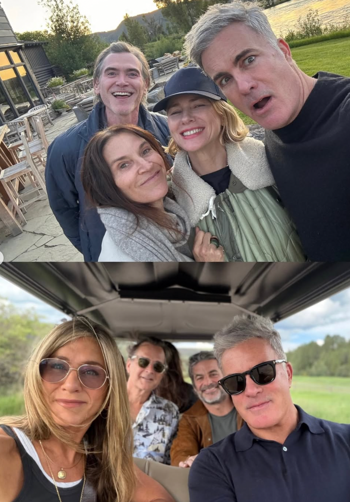 Jennifer Aniston's loved-up weekend with Jim Curtis has followers asking a stunning query 2 Jennifer's best friends reunite