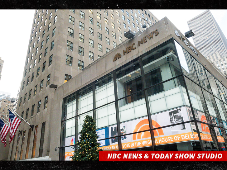 under NBC News and Today Show Studio alamy