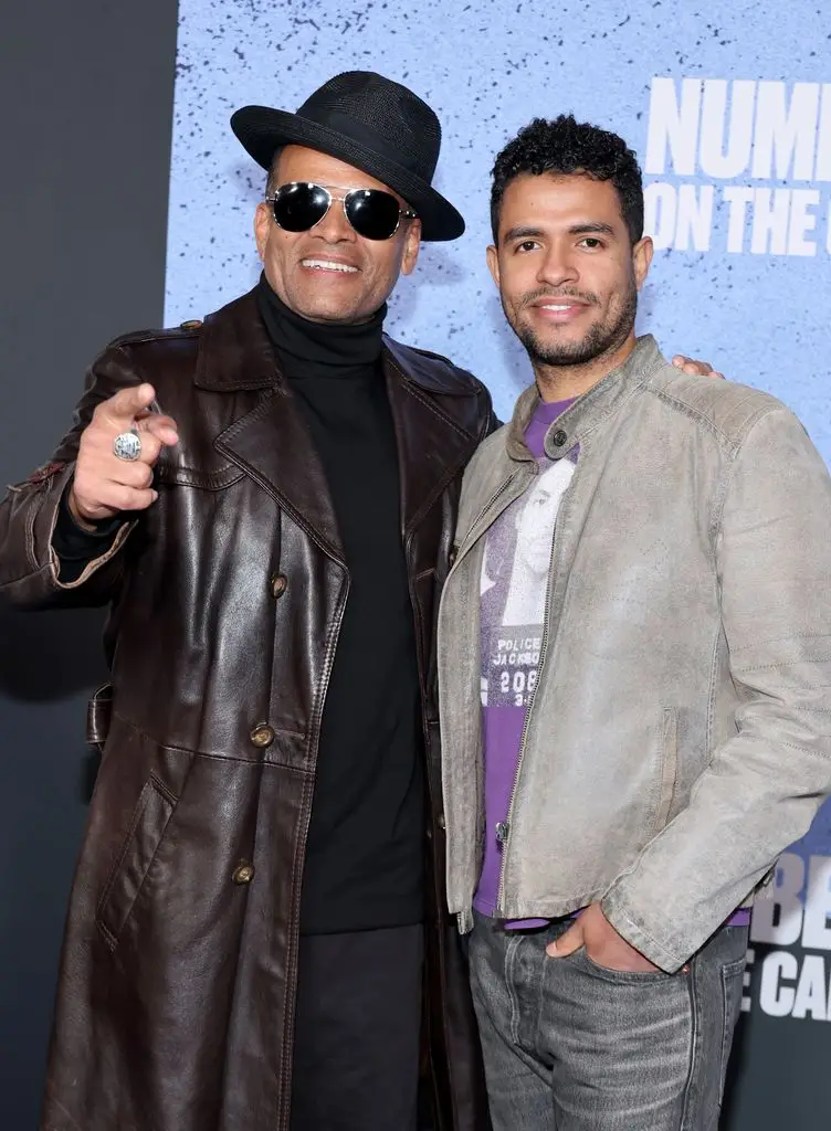 Mario Van Peebles and Mandela Van Peebles attend the Apple TV+ premiere in Los Angeles "Number one on the call sheet" at TCL Chinese Theater on March 12, 2025.