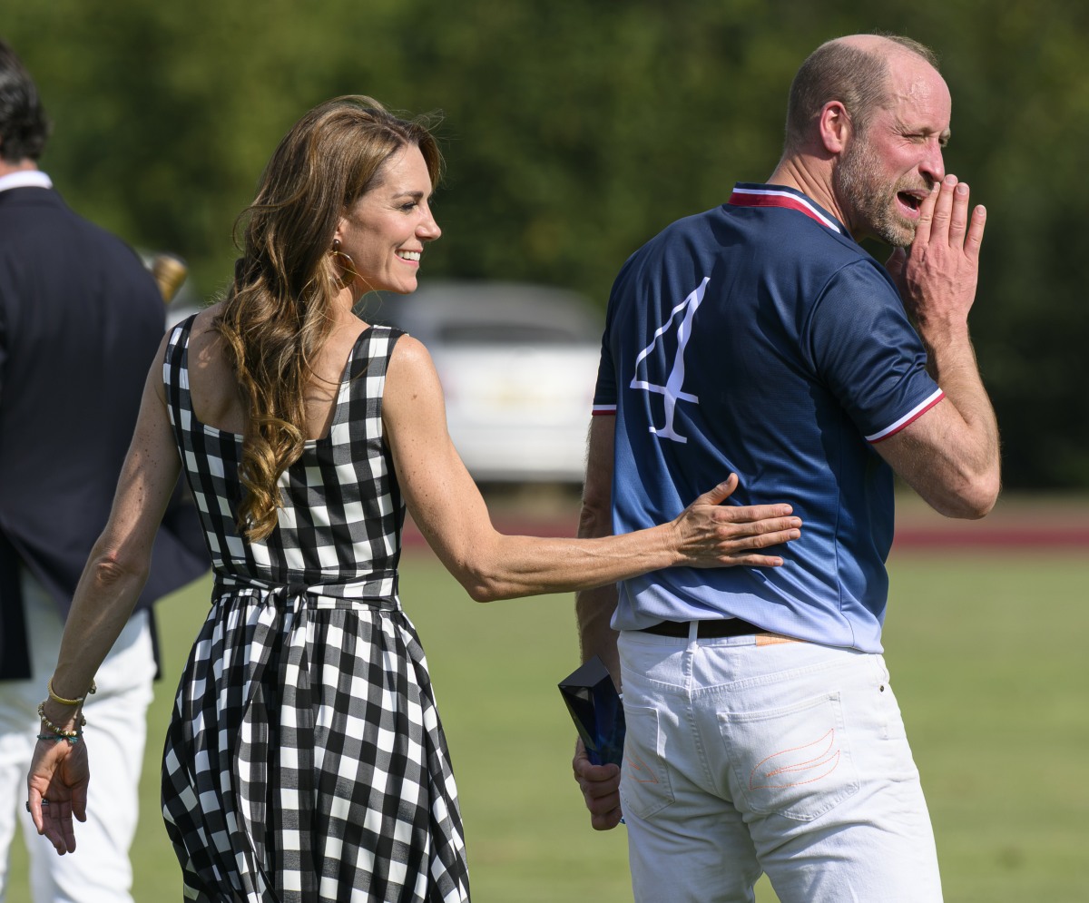 Princess Kate wore Temperley London gingham to Prince William's polo match 3 coverimages55843746