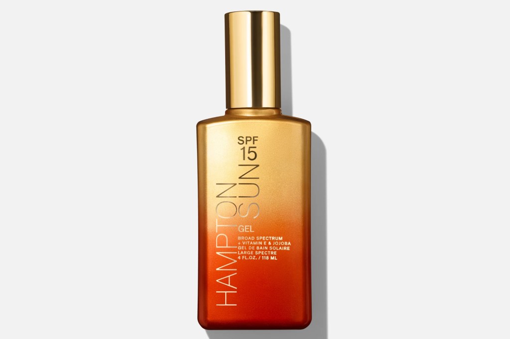Cindy Crawford and Kaia Gerber each use Hampton Solar luxurious sunscreen 6 Hampton Sun SPF 15 Broad Spectrum Gel.