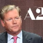 (L-R) Chris Hansen; A24 logo