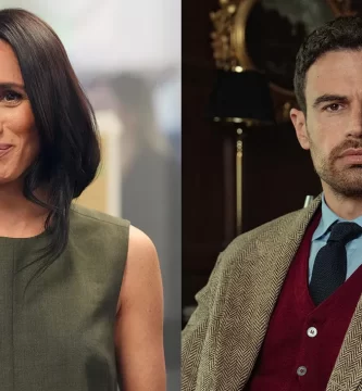 Meghan Markle and Theo James in The Gentlemen