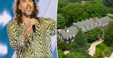 Russell Model, accused of a number of rapes, to headline voting rights occasion in posh New York enclave 11 Russell Brand, accused of multiple rapes, to headline voting rights event in posh New York enclave