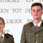 Prince Gabriel breaks his calm at graduation for a sweet sisterly moment with Princess Elisabeth