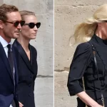 Claudia Schiffer, Beatrice Borromeo and Carla Bruni gather to bid farewell to Dior public relations manager Mathilde Favier at funeral in Paris