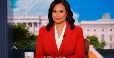 Kristen Welker, Moderator, appears on Meet the Press in Washington D.C., Sunday, August 31, 2025