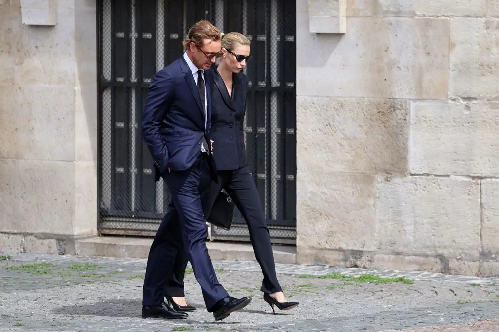 Claudia Schiffer, Beatrice Borromeo and Carla Bruni collect to bid farewell to Dior public relations supervisor Mathilde Favier at funeral in Paris 2 Pierre Casiraghi and Beatrice Borromeo attend Mathilde Favier's funerals at Eglise Saint-Sulpice on August 31, 2026 in Paris, France.
