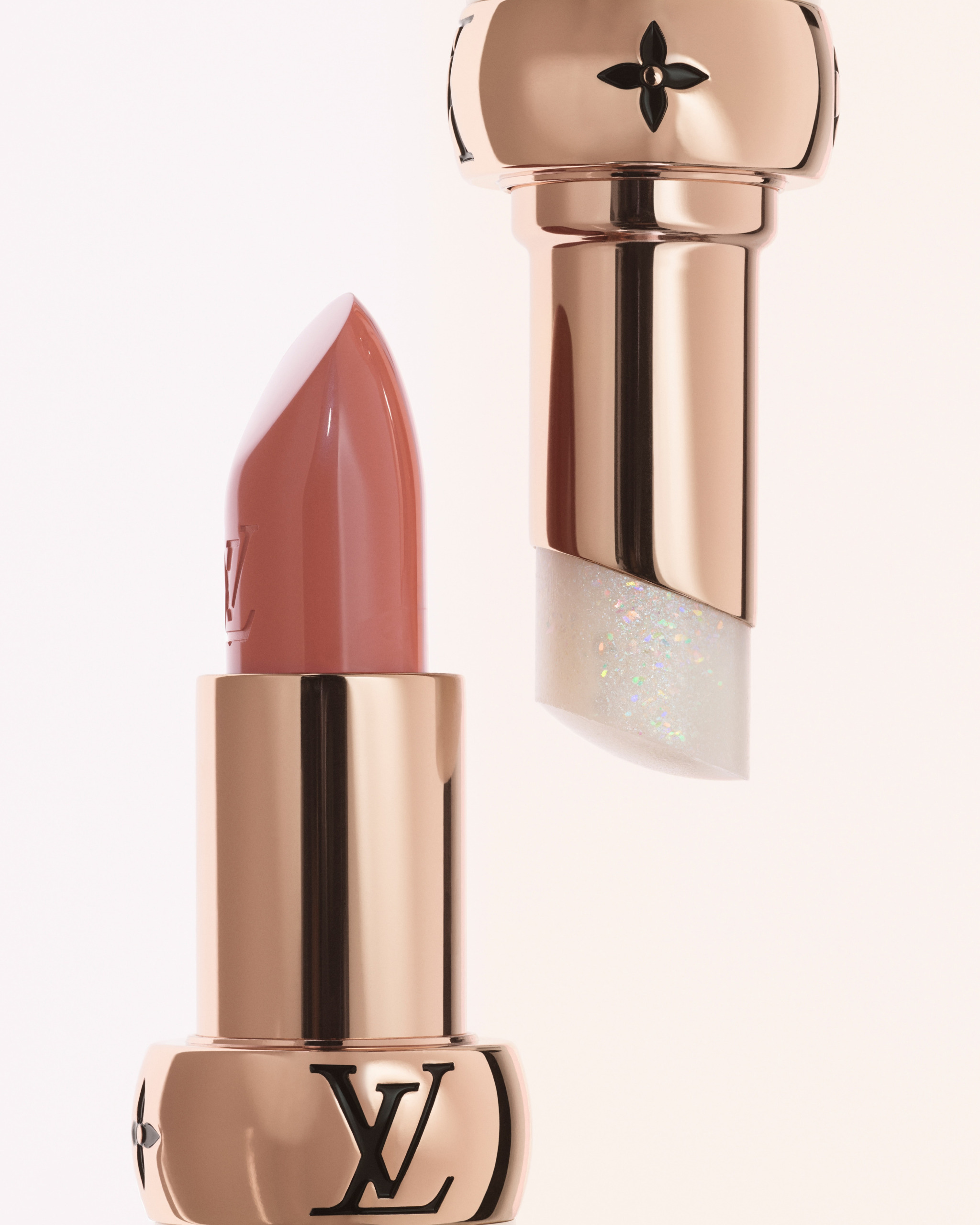 Pat McGrath groups up with Louis Vuitton creative director for first-ever collaboration with La Beauté 4 LV Rouge Satin 724 Monogram Dune et LV Baume Topper 098 Stellar Veil 11 1
