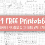 Printable 2027 Summer Planning And Coloring Wall Calendars Feature Image
