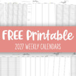 Printable 2027 Weekly Calendars Feature Image