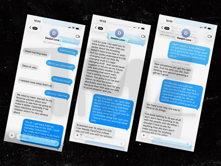 Watch Pretend 49ers Participant Daejon Love Inform Girl He is On the lookout for a 'Genetically Superior' Companion 2 Love Text Messages from Daejon
