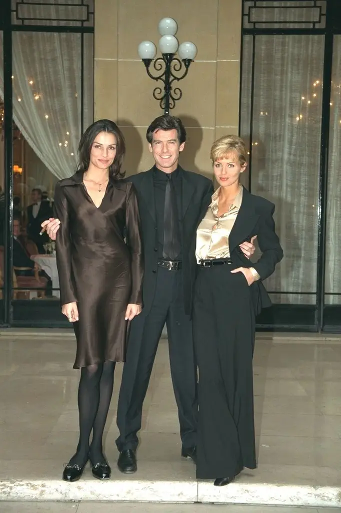 Bond lady Famke Janssen, 61, seems to be a long time youthful in mini costume 3 Famke poses with Pierce