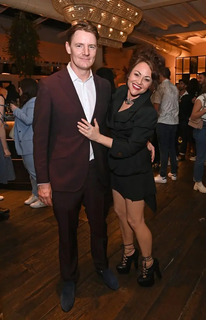 Inside Jaime Winstone's Off-Display screen Life: From Emmy-Profitable Dad to Well-known Ex Linked to British Pop Royalty 3 Jaime Winstone and a man in a brown suit pose together at an event.