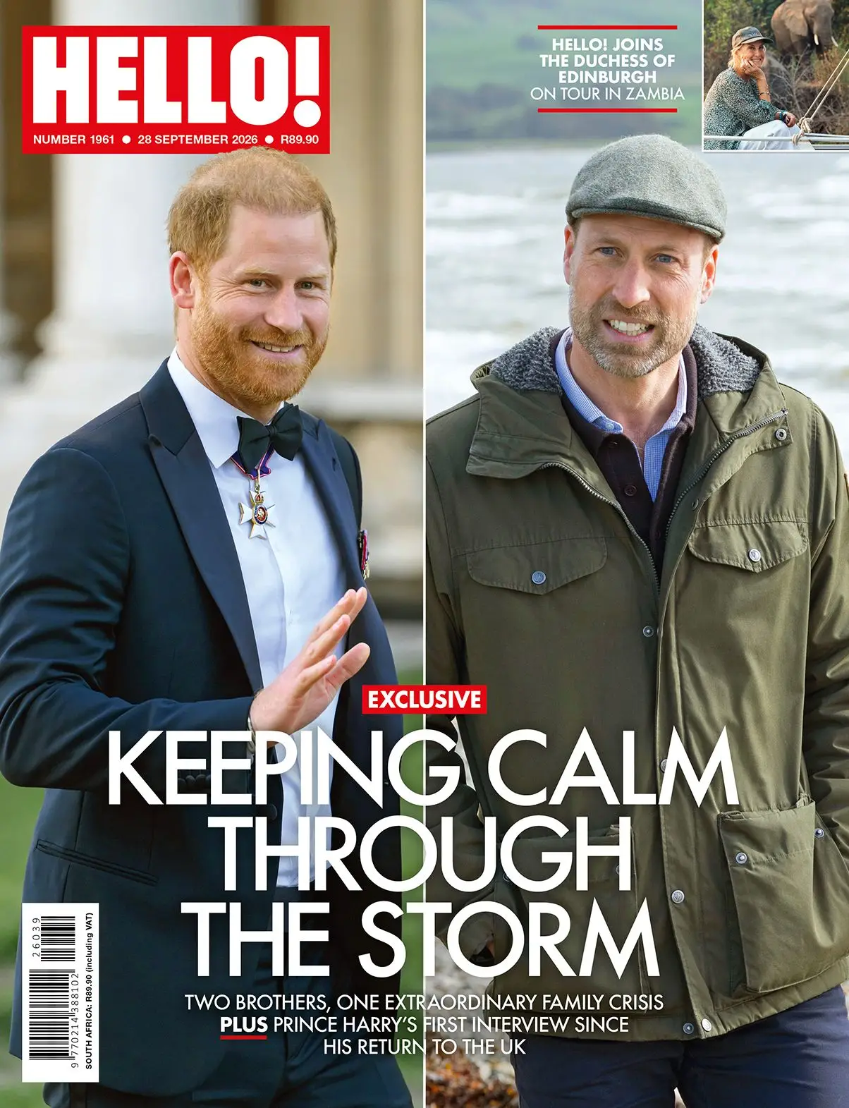 How Prince William and Prince Harry are navigating new household turmoil 5 This week's cover of HELLO! Review