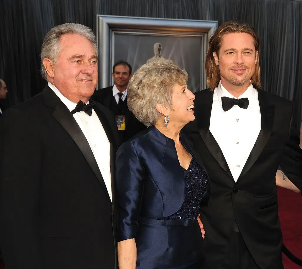 Bill Pitt, Jane Pitt and Brad Pitt arrive at the 84th Annual Academy Awards 