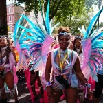 Street Style: black beauties at the 60th Notting Hill Carnival in London