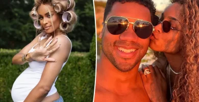 Ciara pregnant with baby number 5, her fourth with husband Russell Wilson