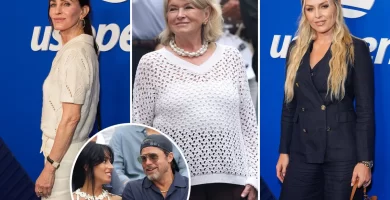 All of the celebrities current within the US Open remaining: Brad Pitt, Martha Stewart, Courteney Cox and plenty of others 17 All the celebrities present in the US Open final: Brad Pitt, Martha Stewart, Courteney Cox and many others