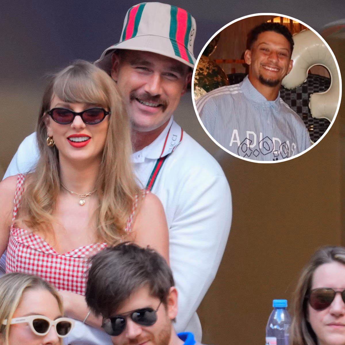 Taylor Swift and Travis Kelce step out for Patrick Mahomes' birthday party