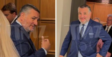 Sen. Ted Cruz takes elevator down one floor, talks college sports bill