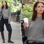 Katie Holmes Wore Vivaia's Under $250 Knee High Boots