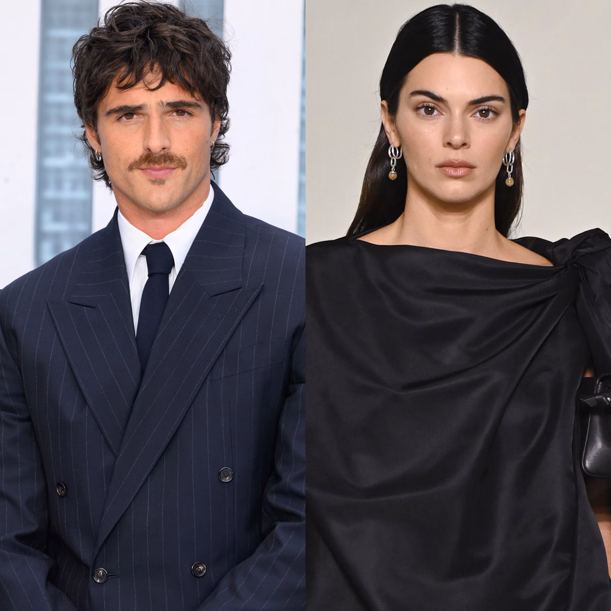 Jacob Elordi cheers on Kendall Jenner at Bottega Veneta show