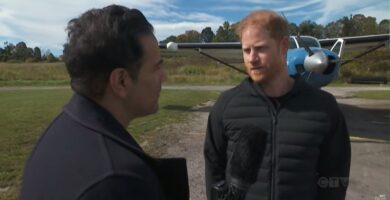 Prince Harry completed a tandem skydive on behalf of a 102-year-old veteran