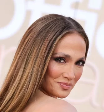 Jennifer Lopez leaves little to the imagination in a seductive sheer dress