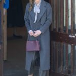 Princess Kate wore Jigsaw and a casual ponytail to tour the West Sussex minibus