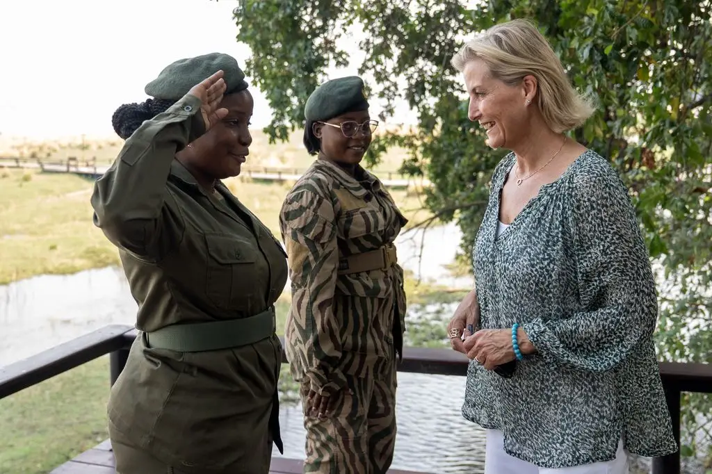 Duchess Sophie's unforgettable encounter with elephants throughout an unique royal tour 3 The Duchess of Edinburgh meets some of the women who took part in a roundtable discussion on women in wildlife