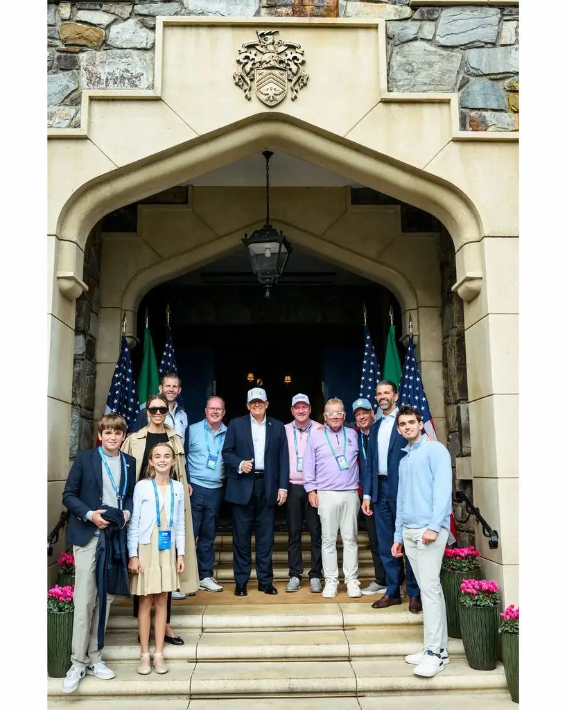 Bettina Trump's cozy household picture reveals candy bond with daughter-in-law Chloe 3 The Trump family in Ireland