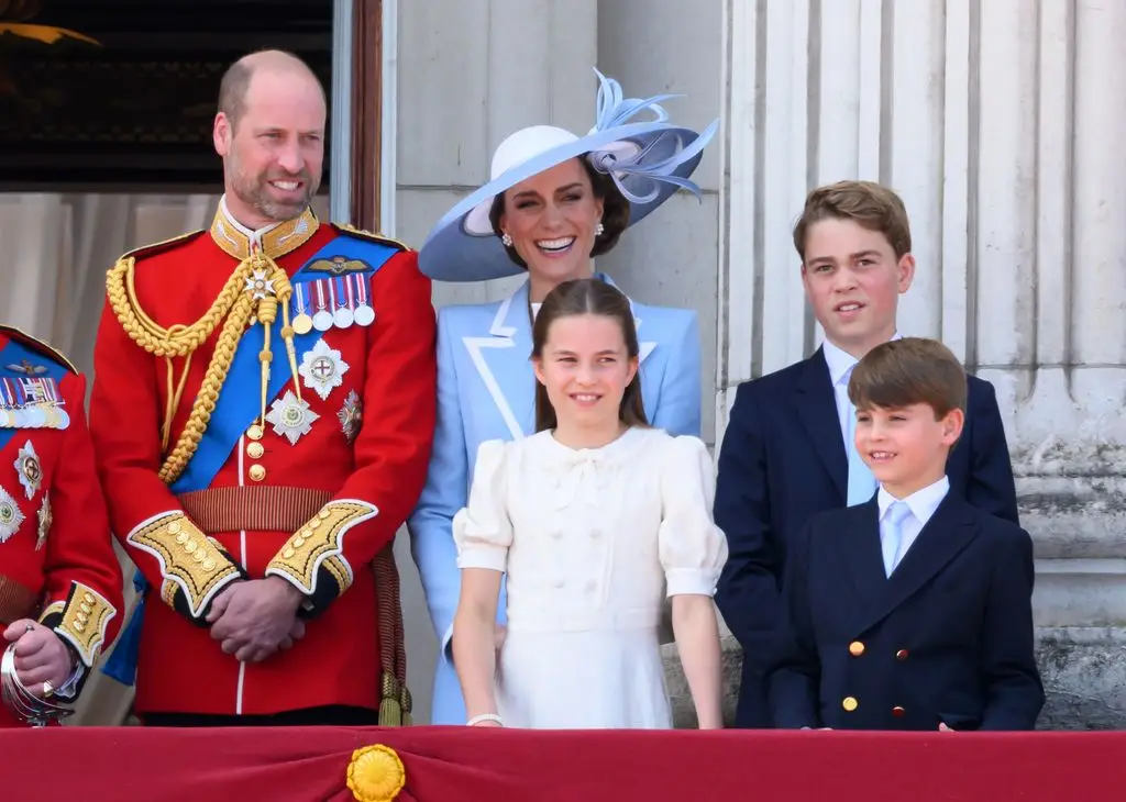 The weird nickname the royal household used for Princess Diana behind closed doorways 2 Prince William, Prince of Wales, Catherine, Princess of Wales, Princess Charlotte of Wales, Prince George of Wales and Prince Louis of Wales during Trooping The Color on June 13, 2026 in London, England.