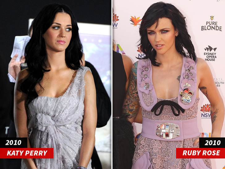 Katy Perry Ruby Rose Split Getty