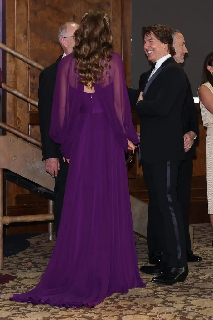 Princess Kate talks to Tom Cruise