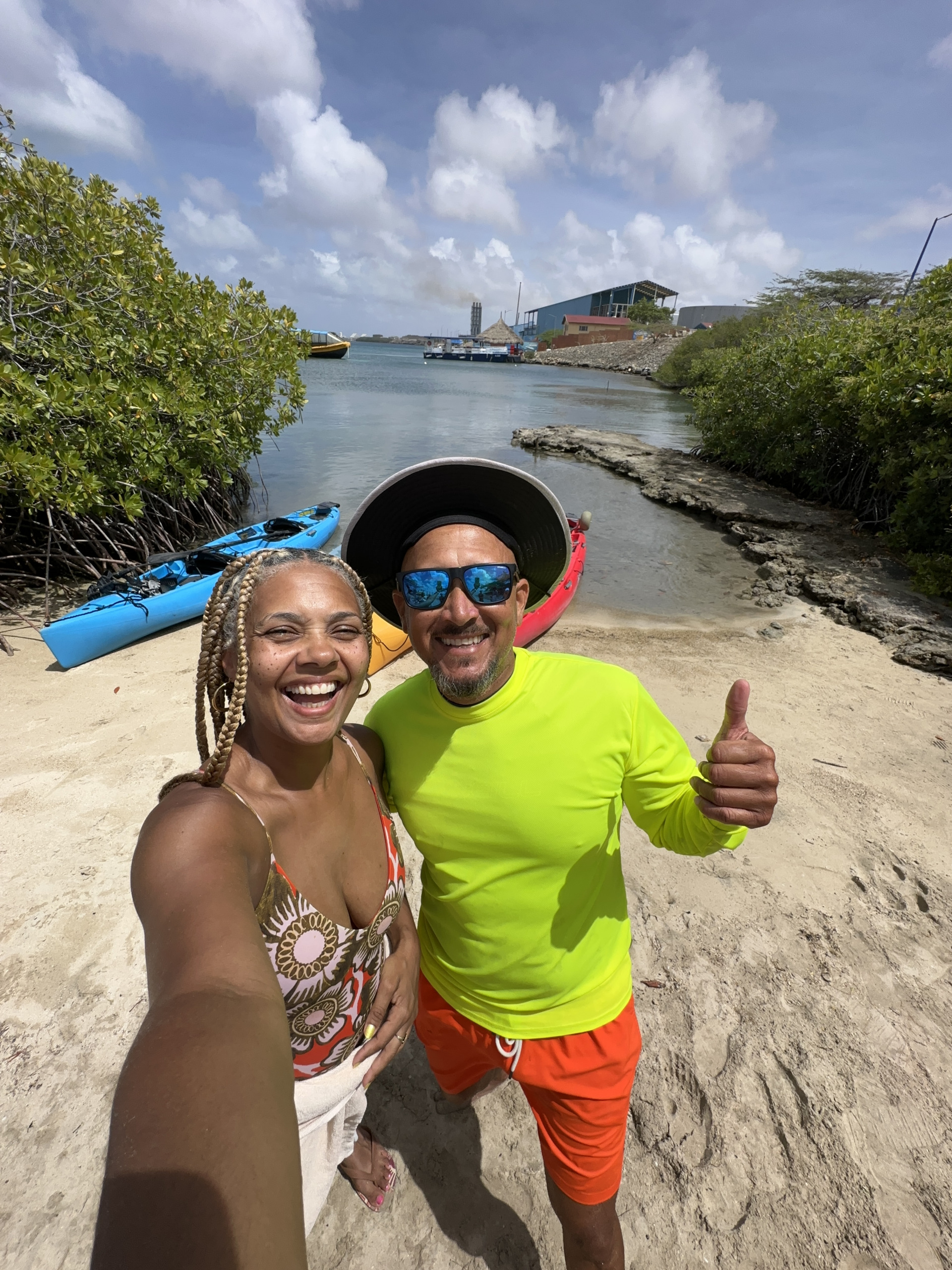 How Aruba taught this busy mother to decelerate and belief the method of life 2 Cori + the supportive RJ (Photo provided by the subject)